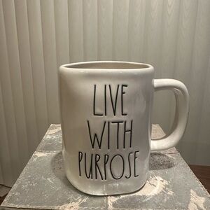 Rae dunn brand new LIVE WITH PURPOSE Mug